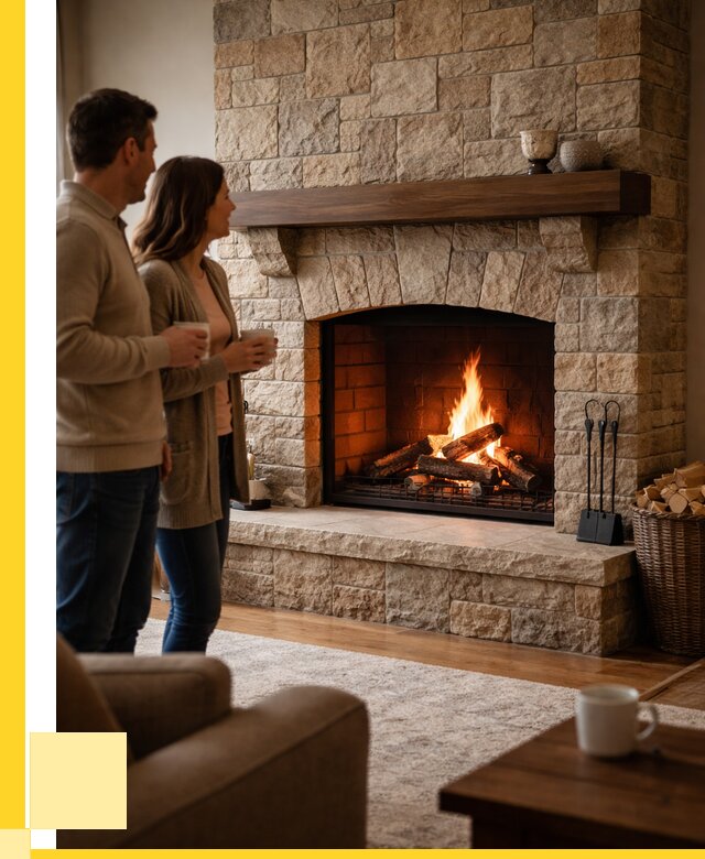 Каменные камины на заказ в Ивантеевке от 185166 р. | ЭриданВнт