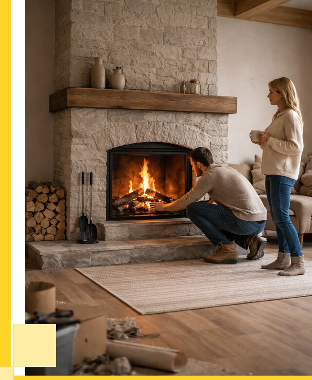 Камины для загородного дома в Ивантеевке от 360045 р., ЭриданВнт