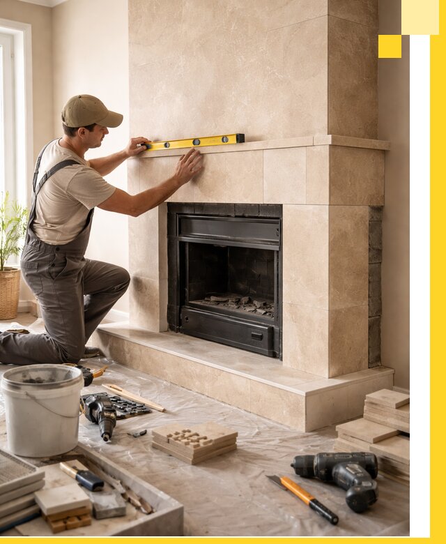 Установка и монтаж каминов в частном доме под ключ в Ивантеевке