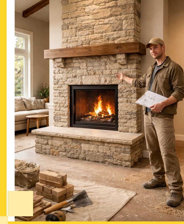 Камины под ключ в Ивантеевке от 185166 р. | ЭриданВнт — установка