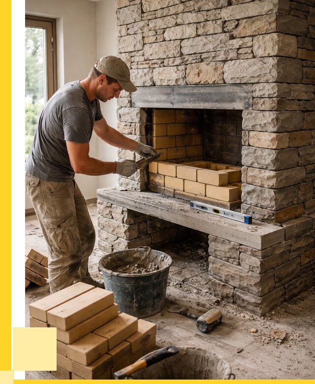 Кладка каминов и камина в Ивантеевке от 25718 р. ЭриданВнт