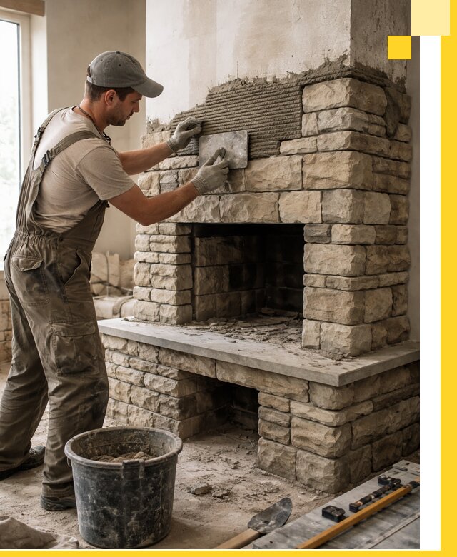 Строительство каминов под ключ в Ивантеевке от проектирования до монтажа