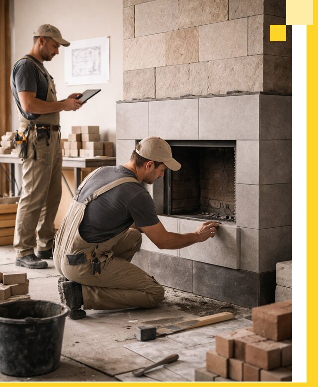 Индивидуальные проекты каминов и каминных систем в Ивантеевке