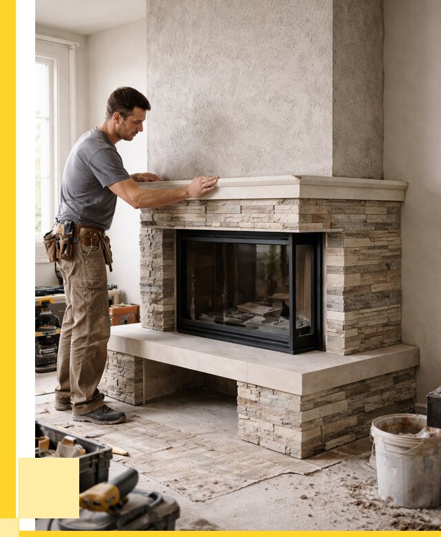 Изготовление каминов под ключ в Ивантеевке от 154305 р. | ЭриданВнт