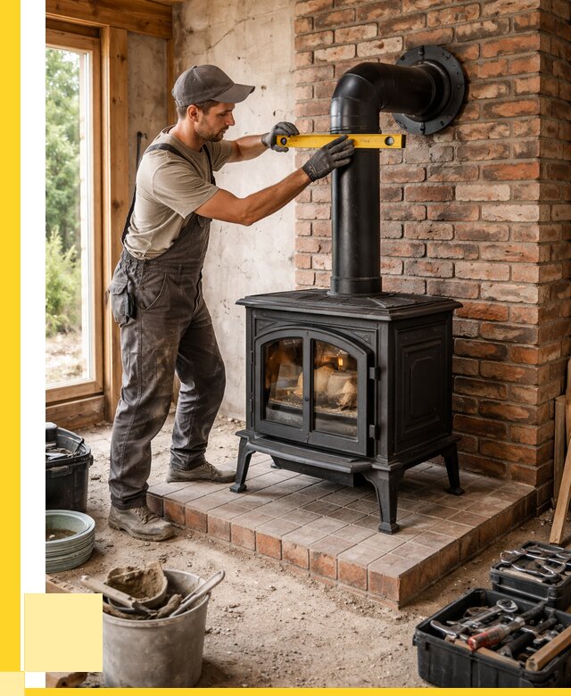 Монтаж печей установка банной печи в Ивантеевке от 15431 р. | ЭриданВнт