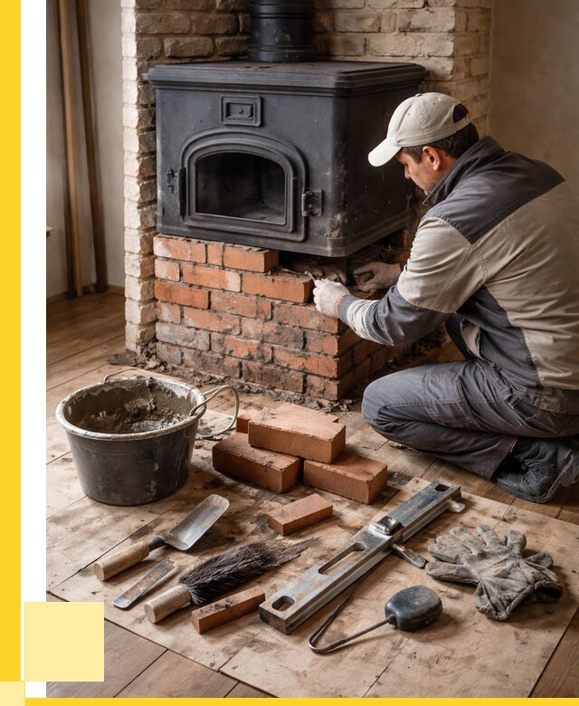 Ремонт печей в Ивантеевке от 12344 р., услуги печника ЭриданВнт