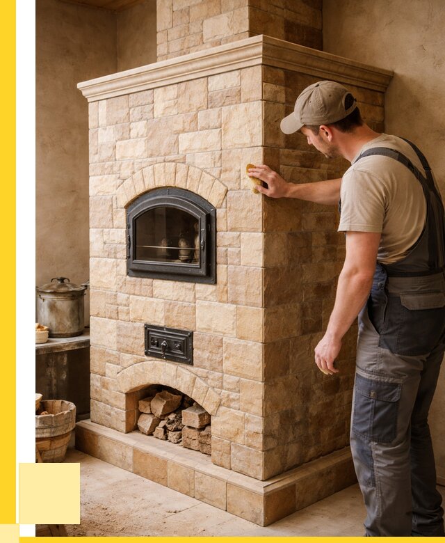 Облицовка печей в Ивантеевке от 4629 р. под ключ | ЭриданВнт