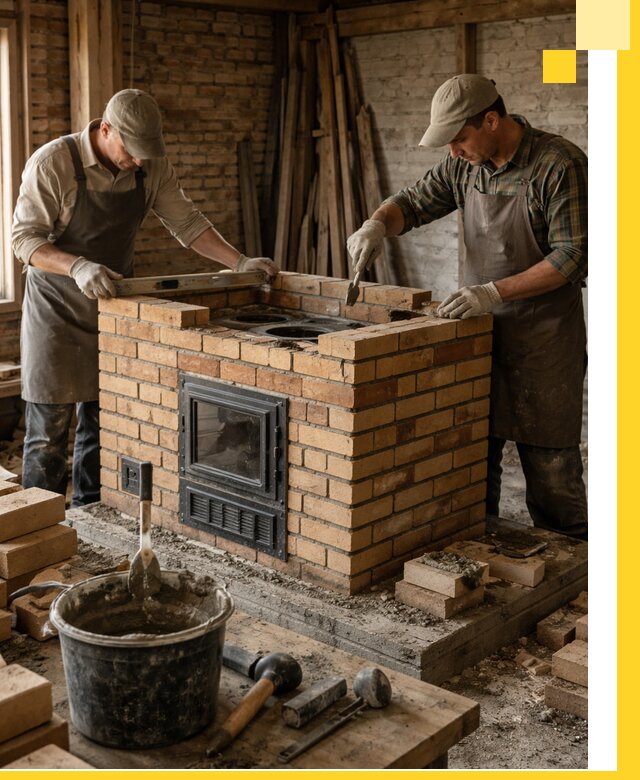 Изготовление и установка варочных печей под ключ в Ивантеевке