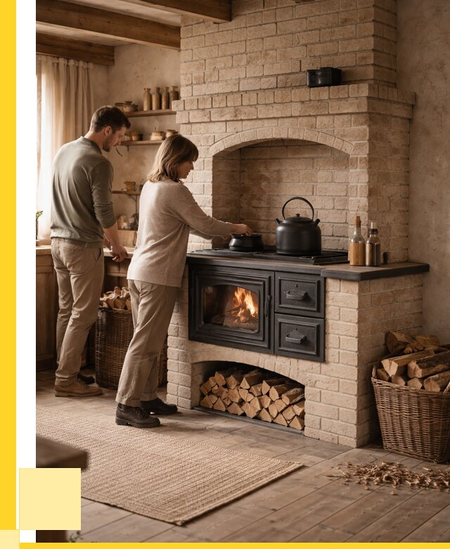 Печи с плитой в Ивантеевке от 46292 р. | ЭриданВнт — кирпичная печь