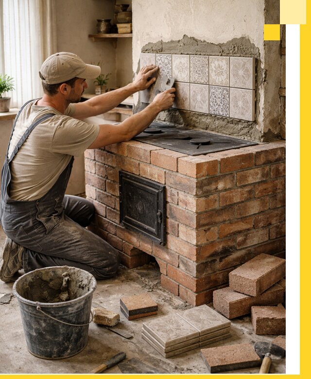 Печи с плитой на заказ монтаж гарантия и сервис в Ивантеевке