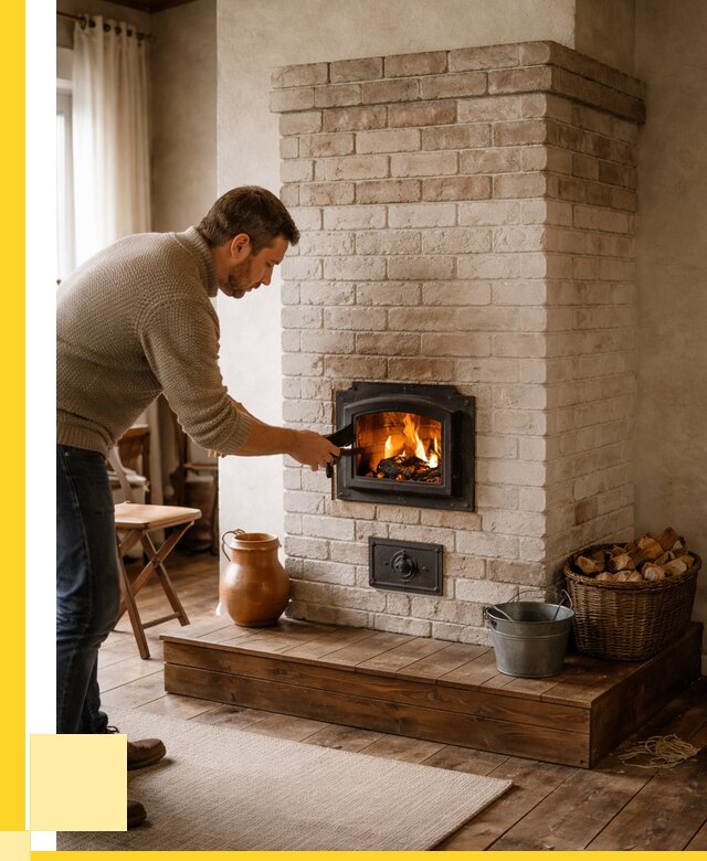 Печь голландка из кирпича в Ивантеевке от 87440 р. | ЭриданВнт