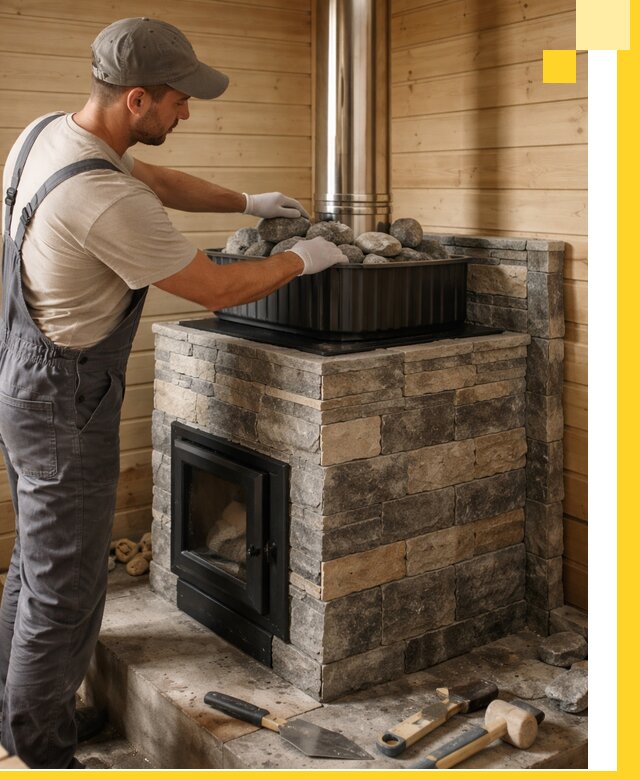 Печи для парной в Ивантеевке, производство, монтаж и обслуживание