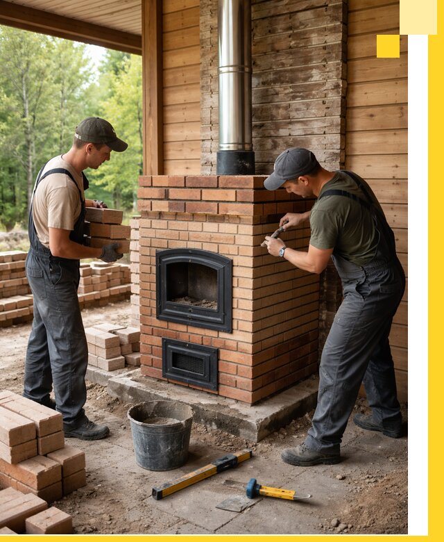Производство и установка дачных печей под ключ в Ивантеевке