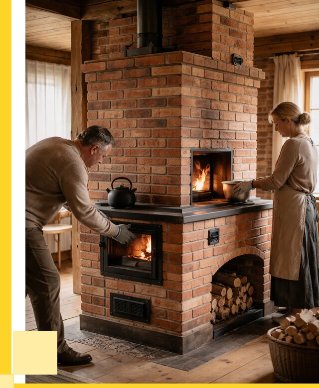 Печи для загородного дома под ключ в Ивантеевке от 82296 р. | ЭриданВнт