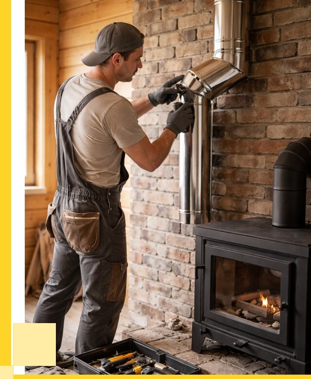 Монтаж дымоходов для печей в Ивантеевке от 7715 р. | ЭриданВнт