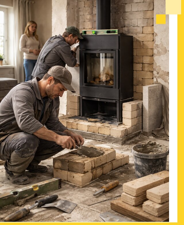 Печи и камины под ключ: проект, установка в Ивантеевке