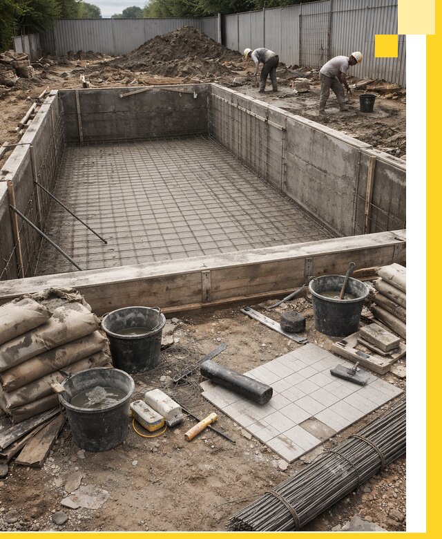 Строительство бассейнов под ключ в Ивантеевке, дизайн и монтаж