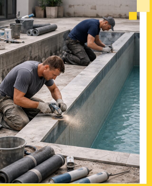 Профессиональный ремонт бассейнов под ключ в Ивантеевке