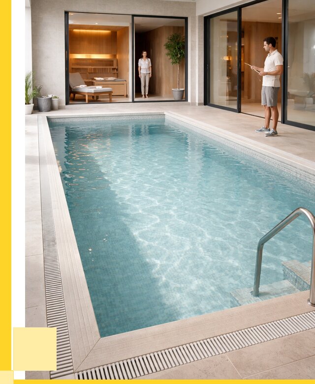 Отделка бассейна пленкой ПВХ в Ивантеевке от 3600 р. - ЭриданВнт