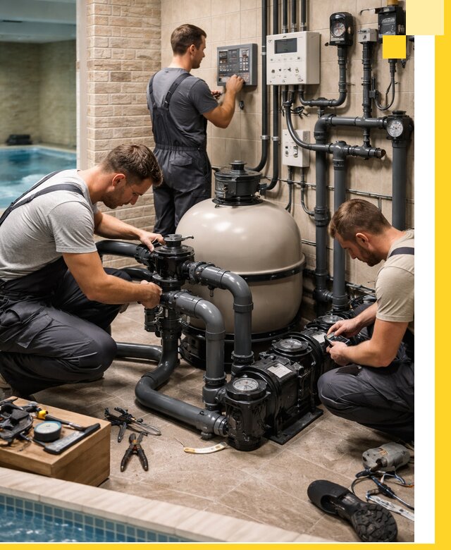 Комплексное оборудование для бассейнов под ключ в Ивантеевке