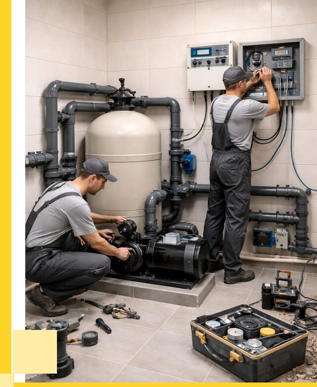 Монтаж оборудования для бассейнов в Ивантеевке от 41148 р. | ЭриданВнт