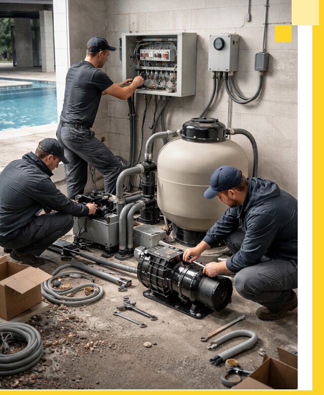 Профессиональный монтаж оборудования для бассейнов в Ивантеевке