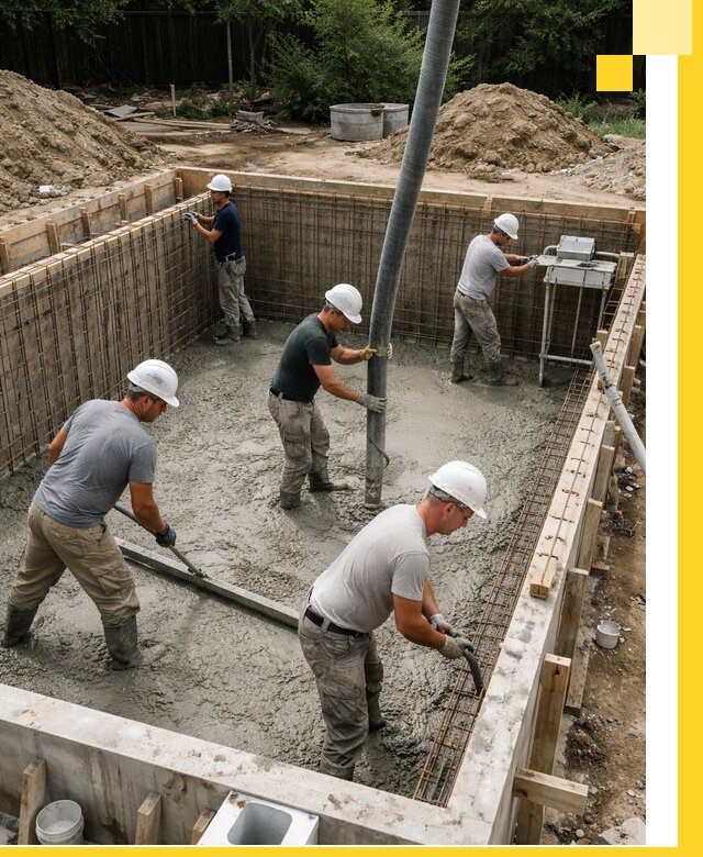 Строительство бетонных бассейнов под ключ в Ивантеевке