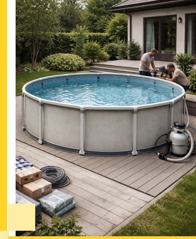 Купить каркасные бассейны в Ивантеевке от 46292 р. | ЭриданВнт