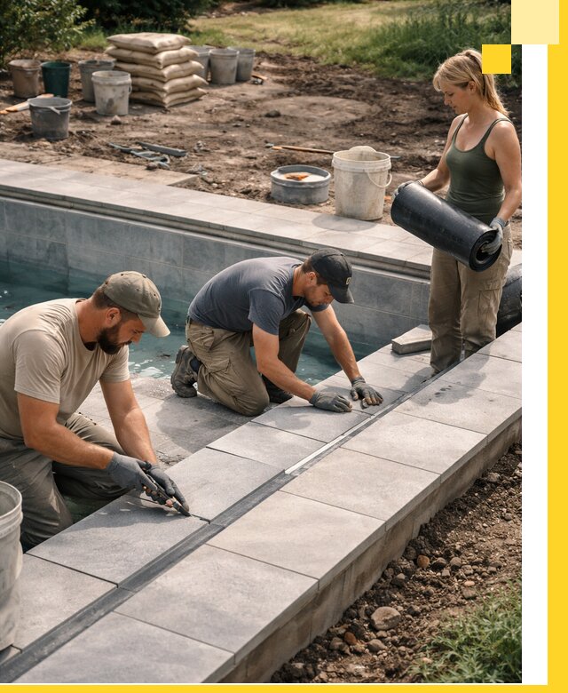 Строительство и монтаж уличных бассейнов под ключ в Ивантеевке