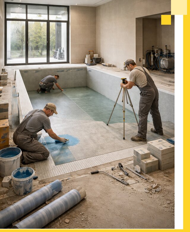 Проект и строительство закрытых бассейнов в Ивантеевке под ключ