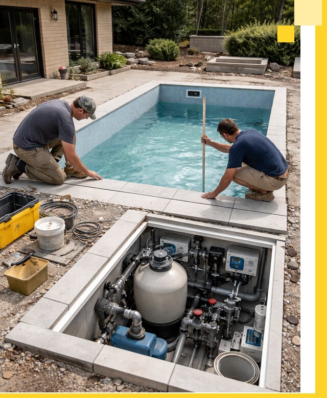 Строительство качественных домашних бассейнов под ключ в Ивантеевке