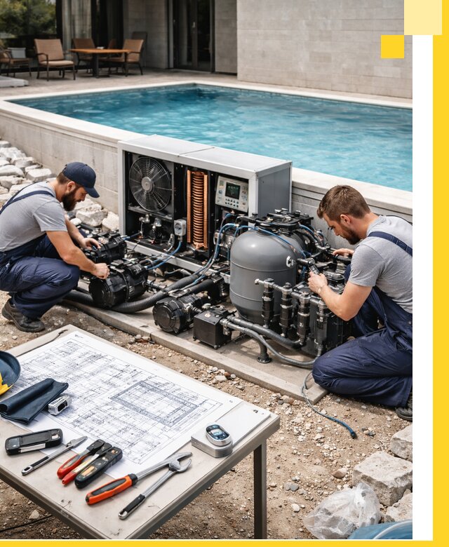 Проектирование и монтаж бассейнов с подогревом в Ивантеевке