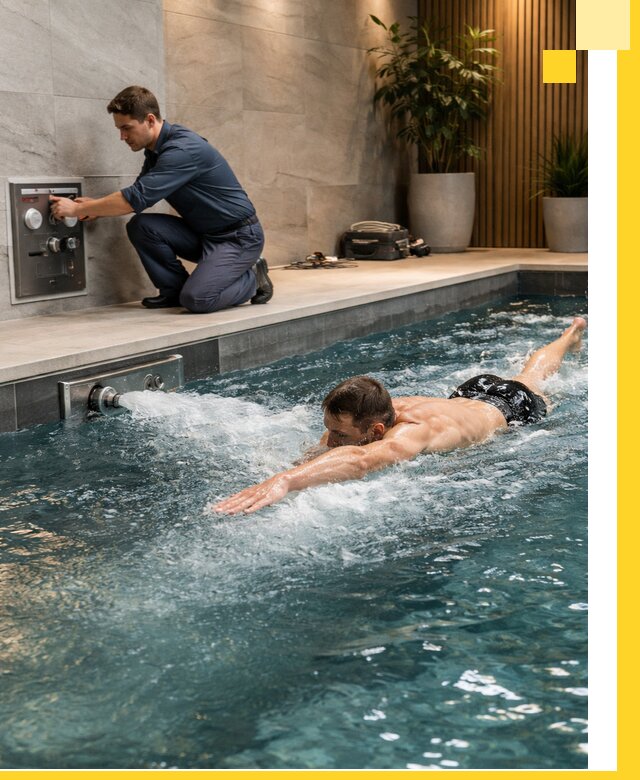 Проектирование и монтаж бассейнов с противотоком в Ивантеевке