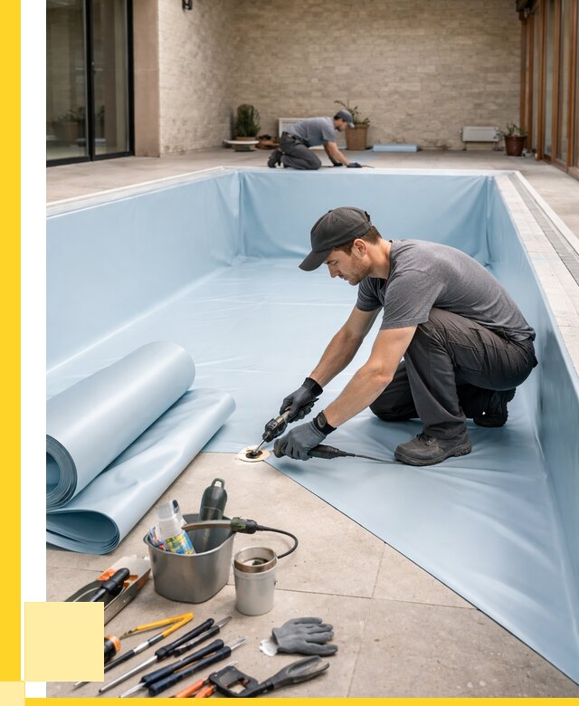 Пленка ПВХ для бассейнов в Ивантеевке от 2572 р. | ЭриданВнт