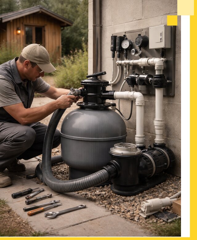 Продажа и монтаж фильтров и насосов для бассейнов в Ивантеевке