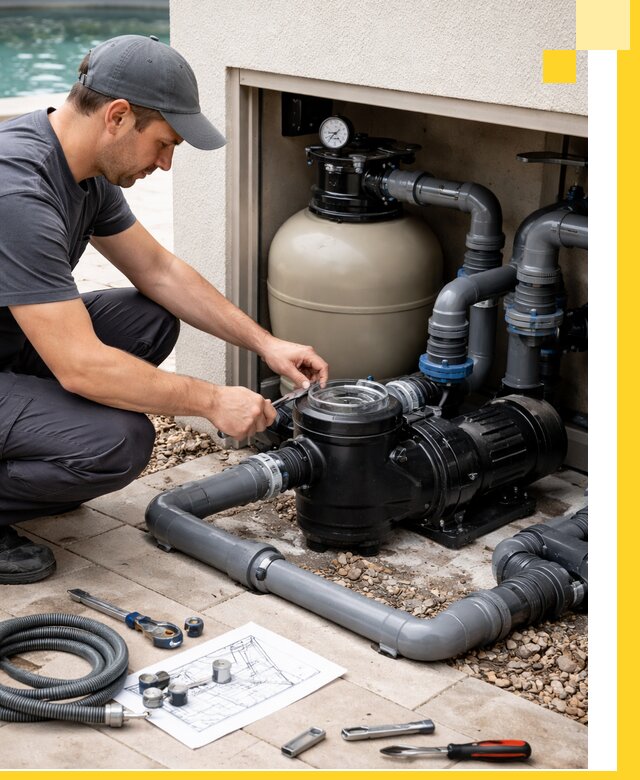 Поставка, монтаж и сервис насосов для бассейнов в Ивантеевке