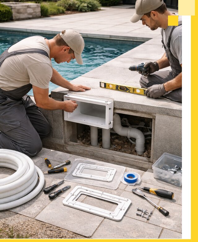 Поставка и установка скиммеров для бассейнов в Ивантеевке