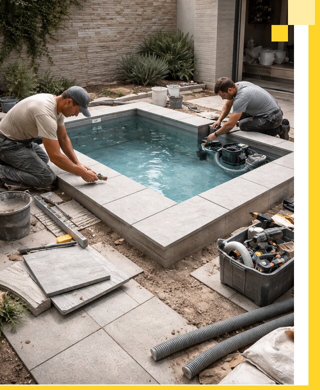 Мини бассейны под ключ в Ивантеевке, дизайн и установка