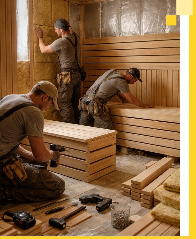 Профессиональное строительство саун под ключ в Ивантеевке