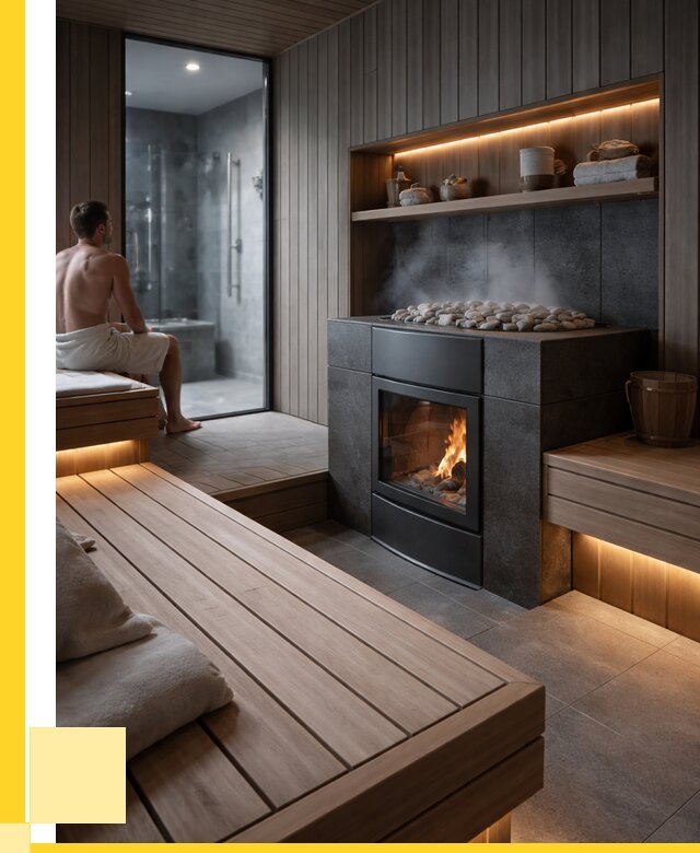 Проект сауны в частном доме в Ивантеевке от 36005 р. | ЭриданВнт