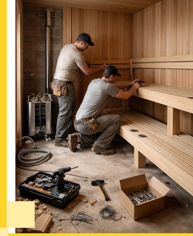 Монтаж саун под ключ в Ивантеевке от 123444 р. | ЭриданВнт