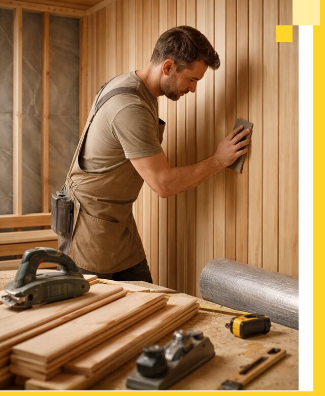 Профессиональная отделка саун и парных под ключ в Ивантеевке