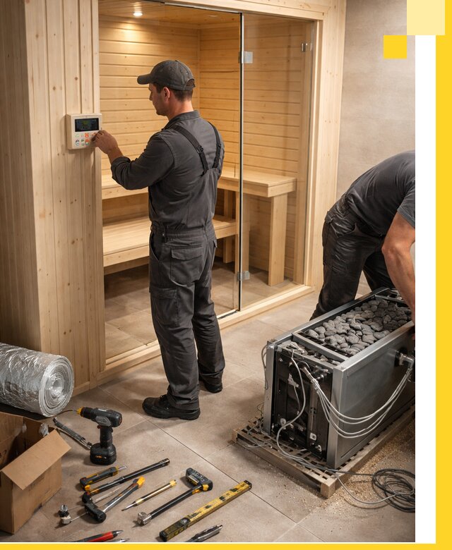 Поставка, установка и монтаж электрических саун в Ивантеевке