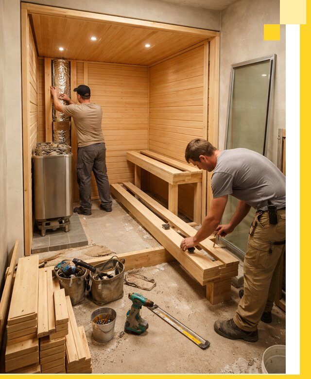 Проектирование и установка домашних саун под ключ в Ивантеевке