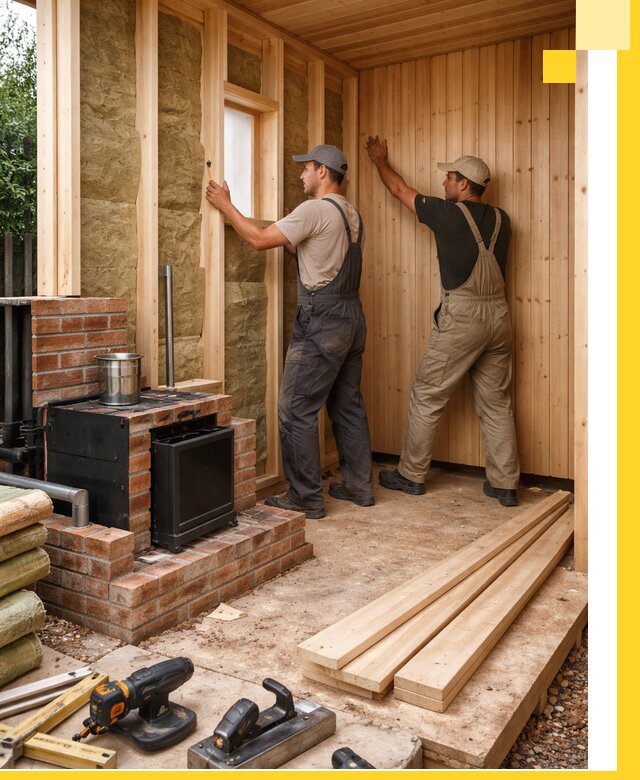 Строительство и установка дачных саун под ключ в Ивантеевке