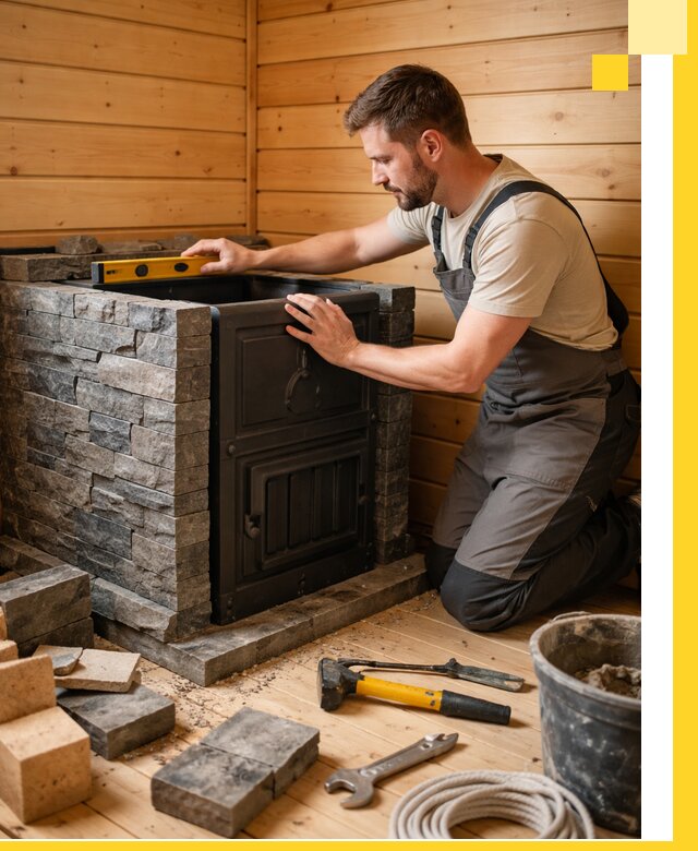 Производство и установка печей для саун под ключ в Ивантеевке