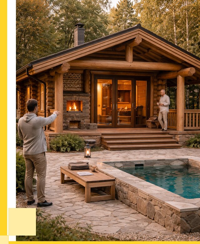 Проекты бань и хамам в Ивантеевке от 25718 р. | ЭриданВнт