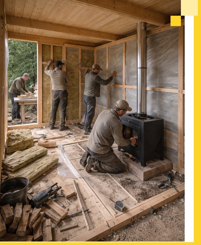 Профессиональный монтаж бань под ключ в Ивантеевке для дома