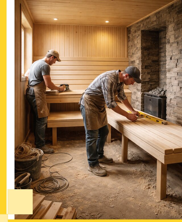 Отделка бани в Ивантеевке: внутренняя отделка от 3086 р. | ЭриданВнт