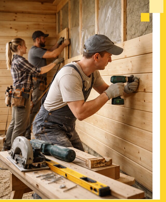 Обшивка бань под ключ в Ивантеевке: отделка стен и потолков